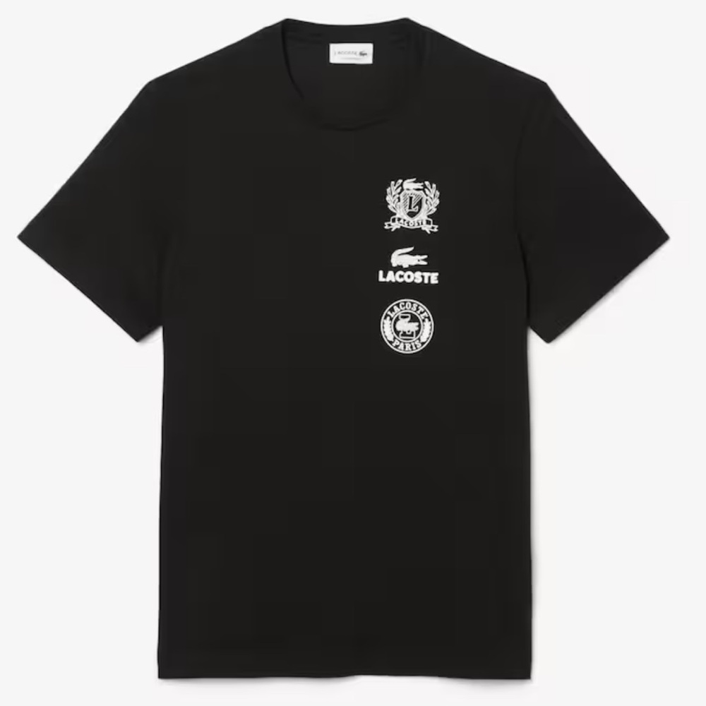 Lacoste Men's Regular Fit Printed Jersey T-Shirt